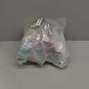 Ciaell 12PCS Plastic Ribbed Martini Glasses - 10 Oz Colored Disposable Coupe Glasses with Stem - Heavy Duty Margarita Cups for Bars, Cocktails, Whiskey, Parties & Wedding