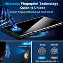 [2+2 Pack] Galaxy S22 Ultra Privacy Screen Protector, 9H Tempered Glass, Ultrasonic Fingerprint Support, 3D Curved, HD Clear Anti-Spy Film for Samsung S22 Ultra 5G Glass Screen Protector