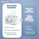 Jool Baby TinyBums Baby Wipe Warmer & Dispenser with LED Changing Light & On/Off Switch (Aqua)
