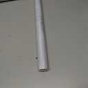 rabbitgoo Window Privacy Film for Glass Windows with Kit Decorative Clings UV Blocking Heat Control Static Cling Removable Bathroom Bedroom Door Home Coverings Pure, 17.5 x 78.7 inches