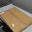 Glass Dry Erase Whiteboard, Monthly Calendar Whiteboard, 18" x 24", Frameless Glass White Board for Home, School, Office, Blace Surface(GlassA-BK-4560)