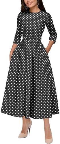Simple Flavor Women's Vintage Dress Sleeveless O-Neck Party Cocktail Dress XL