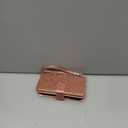 Varikke for iPhone 16 Pro Max Wallet Case Detachable with RFID Blocking Card Holder for Women, Glitter Leather Strap Magnetic Flip Wallet Removable Phone Case for iPhone 16 Pro Max 6.9", Rose Gold