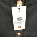 Women's Long Sleeve Sweater Dress Crewneck Button Elegant Bodycon Formal Party Mini Dress (Black, Small)