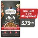 Rachael Ray Nutrish Dish Premium Natural Dry Dog Food, Beef & Brown Rice Recipe with Veggies, Fruit & Chicken, 3.75 Pounds (EXP 05/14/27)