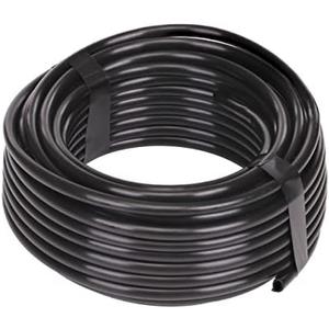 Raindrip 016005P 1/4-Inch Drip Irrigation Supply Tubing, 50-Foot, for Irrigation Drippers, Drip Emitters, and Drip Systems, Black Polyethylene Pack of 3