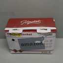 Homemate Heated Blanket Electric Throw - 50x60 Heating Blanket with 10 Fast Heat Levels 8 Hours Auto Off Soft Cozy Flannel Over-Heated Protection ETL Certification Keep Warming in Home (Grey Geometry)