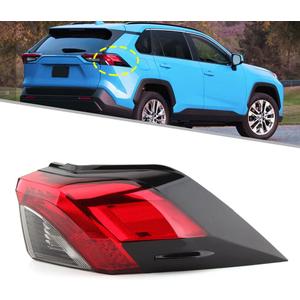 Tail Light Rear Brake Lamp For Toyota RAV4 2019 2020 2021(Right Passenger Side) With bulb Replace TO2805148 81550-0R090