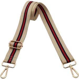 Kolti Purse Strap Replacement Crossbody Handbag Stripe Wide Adjustable (Gold Buckle-419)
