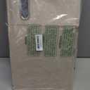 4 Pack Letter Size File Storage Box Collapsible, Fabric Hanging File Folders Organizer, Portable Office Document Holder with Metal Handle, Smooth PVC Rails, Beige