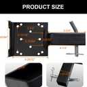 lifgarfe Universal Trailer Winch Plate Hitch Mount Winch Cradle Mounting Plate with 2" Receiver Fit for ATV UTV