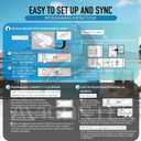 Genie Garage Door Opener Keypad & Remote GK-BX G1T-BX, Compatible with All Genie Intellicode Garage Door Opener, 3-Year-Warranty