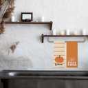 2Pcs Orange Stripe Dot Pumpkin Hello Fall Kitchen Towels Fall Kitchen Decor for Home Autumn Thanksgiving Harvest Gifts Waffle Weave Dish Tea Hand Towels for Farmhouse Kitchen Bathroom 14 x 23 Inches