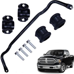 55398938AC Front Suspension Stabilizer Bar Fit for 2009-2010 Dodge Ram 1500, 2011-2018 Ram 1500, 2019-2022 Ram 1500 Classic 4WD,Sway Bar with Bushing Kit Replace 55398938AB