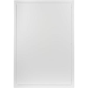 Repa Market 16" x 24" Inch Steel Access Panel (15.6 x 23.4) - Opening Flap Cover Plate - Box Door Lock - Door Latch - Inspection Hatch - White Polymer Coating - Indoor Use for Walls and Ceilings