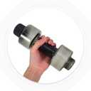 BESPORTBLE Creative Dumbbell Shape Sports Water Bottle Durable Plastic Hydrating Water Kettle for Gym Outdoor and Daily Use