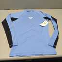 Roxy Womens Long Sleeve Loose Fit Rashguard UPF 50+ Quick-Dry Recycled Swim Shirt Size M