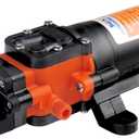 SEAFLO 21-Series Water Pressure Diaphragm Pump - 12V DC, 1.2 GPM, 35 PSI with Adjustable Pressure Switch, Self-Priming, Quiet Operation for RV, Boat, and Off-Grid Applications