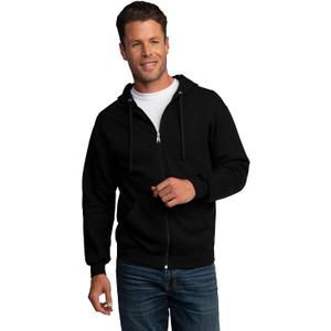 Fruit of the Loom Unisex Adult EverSoft Fleece Full Zip Hoodie Sweatshirt (3X-Large)