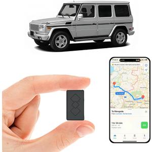 Mini GPS Tracker for Vehicles - No Subscription Required/No Monthly Fee,Car GPS Tracker Portable Real Time Magnetic GPS Tracking Device,Full Global Coverage,for Kids,Dogs,Trucks