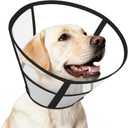 Soft Dog Cone Alternative After Surgery, Elizabethan Pet Recovery Collar for Small Medium Large Dogs, Comfortable Dog Head Cone to Stop Licking