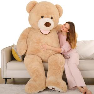 MaoGoLan Big Stuffed Animal - 6 Feet Giant Plush Teddy Bear - Adorable and Fluffy Jumbo Teddy for Girlfriend, Boyfriend, Wife - Brown