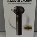 Pore Vacuum Blackhead Remover, Blackhead Extractor with 3 Adjustable Suction Levels, 5 Probes, Blackhead Remover Tools for Women and Men (Black)