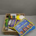 NATIONAL GEOGRAPHIC Pottery Wheel for Kids Complete Pottery Kit for Beginners, Plug-in Motor, 2 lbs. Air Dry Clay, Sculpting Clay Tools, Apron & More, Patented Design, Craft Kit 