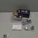 LED Faucet Head Replacement 4 Function Universal Temperature Display Pull Down Kitchen Faucet Head with 15 Adapters Compatible with American Standard/Kohler/Moen/Delta, Sink Sprayer, Brushed Nickel