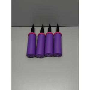 Balloon Pump Hand Held, Inflator Air Pump for Balloons - 4Way Dual Action, 4Pack: Friends can Help - Easy to Use, 100% Lifetime Satisfaction