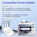 TN760 TN-760 2 Pack Compatible with Brother Toner tn-730/tn-760 Replacement for tn760 Toner for Brother Printer MFC-L2710DW MFC-L2750DW DCP-L2550DW HL-L2370DW Printer