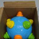 Bumble Ball for Babies,Crawling Sensory Toys for Toddlers,Baby Music Shake Preschool,Dancing Interactive Sounds Infants Toy,Bouncing Learning Ball,Ideal Gift for Boys Girls(Blue)