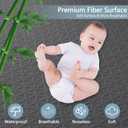 Premium Waterproof Mattress Protector Queen Size, Breathable Bed Cover 3D Air Fabric Cooling Mattress Pad Cover Smooth Soft Noiseless Washable, 8''-21'' Deep Pocket (Gray)