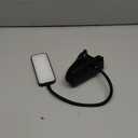 Clip on Light,9 Brightness+5 Color Rechargeable Desk Lamp,4000mAh Battery Operated Lights,450 Lumen 48 LED Desk Lamp with Clamp Light,Cordless Reading Lamps for Bed/Headboard/Bedside Table (Black)