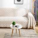 AIVIA Couch Cover Sheet Blanket, Oversized Reversible Couch Covers for 3 Cushion Sofa, Extra Large Furniture Decoration Cover Sofa Slipcovers, L-Shape U-Shaped Sectional Protector for Cats Dogs