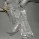 Baderke 12 Pcs 50 ml /1.7 oz Patron Shot Bottles Empty for Drinks Mini Tequila Shot Bottles Patron with Cork Lids Green Ribbon Reusable Glass Bottle for Weddings Birthday Party Favors DIY Crafts