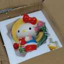 Blue Sky Clayworks Hello Kitty Teapot, Ceramic, 8" L x 4.75" W x 7.25" H, Sunny Watering-Can Pour