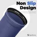 Aprilswan Arm Sleeves, UV Sun Protection Sports Non Slip Compression Cover for Men/ Women 1 Pair White