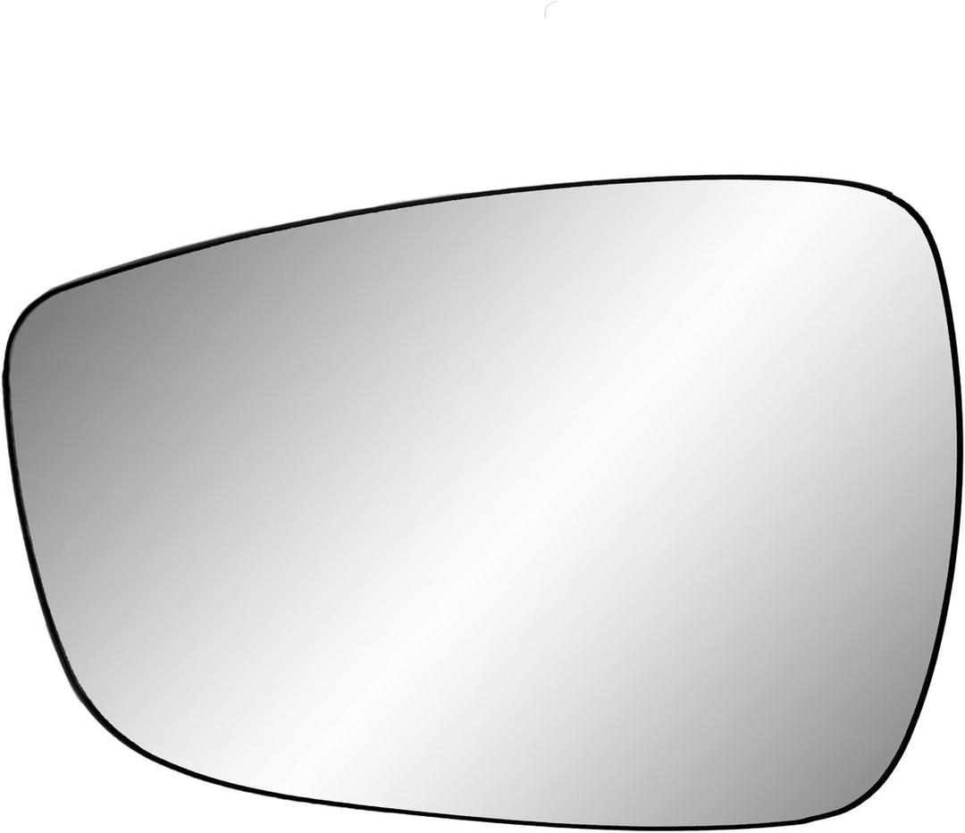 Driver Side Heated Replacement Glass w/backing plate, Elantra Coupe, Sedan, GT, LH