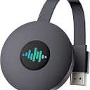 QIDUHUQI Wireless Display Adapter, 5G Miracast HDMI Dongle, Black, HDMI & WiFi, 1080p & 4K, Compatible with iOS/Android/Windows/Mac, Supports Miracast/DLNA/Airplay