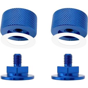 Welding Hood Fasteners Upgraded Version Pipeliner Helmet Accessories Headgear Replacement Parts 1 Pair (Blue)