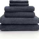 LINCOLN PALM, Towels Blue 4 pieces 12x12, 27x15, 53x27