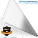 LEOPO 6 Pack Corner Mounting Shelf, Heavy Duty Corner Floating Shelves, Easy to Install Metal Corner Shelves, White