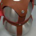 64 Oz Stainless Steel gourd Bottle Kettle Outdoor Brown Strap