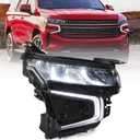 Huray Headlight Assembly Fit for Chevy Tahoe/Suburban 2021 2022 2023 RH