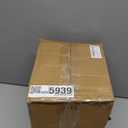 100 Pieces White Plastic Plates - 10.25 inch White Dinner Disposable Plates - Premium Hard Disposable Dinner Plates - Party Supplies for Birthdays, Celebrations, Wedding and Events