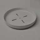 Ovicar Lazy Susan Cabinet Organizer - 13 inch Metal Turntable Lazy Susan for Kitchen Spice Rack Pantry Cupboard Bathroom Countertop Refrigerator Table Storage, White