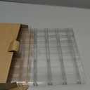 Bag & Purse Organizer for Closet: Adjustable Clear Handbag Storage Shelf - Plastic Clutch Dividers for Closet Organizers and Storage - Keep Carteras & Pocketbook Upright (2 Bases+7 Dividers)