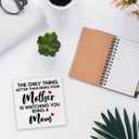 New Mom Mothers Day Gifts for Pregnant Daughter Women Gifts from Mom, The Only Thing Better Than Being Your Mother is Watching You Being a Mom Sign 5 X 5 inch