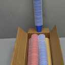 600 Pack 2 Oz Plastic Shot Glasses Disposable Plastic Shot Cup Assorted Mini Multicolor Party Cups for Birthday Wedding Party Tastings Sample Picnic Camping Daily Life, 6 Classic Colors